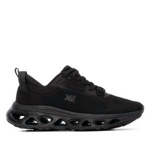 NEW XTI women’s round toe 144543 sneakers in black